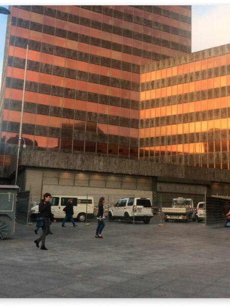 Rehabilitación Fachada BBVA - Construcciones Aguirrezabala